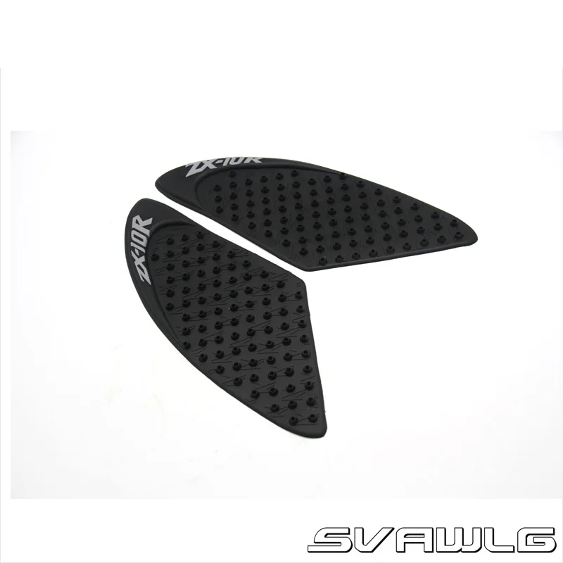 Для Kawasaki ninja ZX6R ninja ZX10R ZX-6R ZX-10R ER6N ER-6N защита противоскользящая накладка на бак наклейка газ колено сцепление тяги Сторона - Цвет: ZX-10R 2006-2007