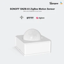 SONOFF SNZB 03   ZigBee Motion Sensor Handy Smart Device Detect Motion Trigger Alarm Work with ZigBee Bridge via eWeLink APP