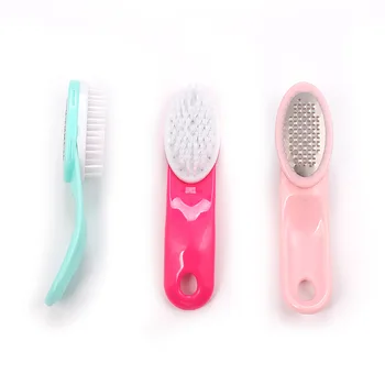 

Pumice Stone Foot File Callus Remover Foot Dead Skin Scrubber Plastic Handle Foot Stone Pedicure Tools Random Color