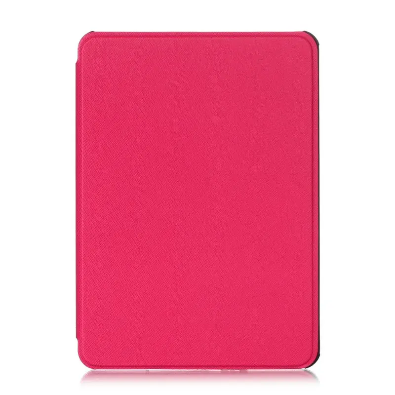 С принтом в виде крестиков ультра-тонкий электронная книга чехол на магните из искусственной кожи защитный чехол с откидной крышкой и крышка для Amazon все новые Kindle 10th, 2-е поколение - Цвет: Rose Red