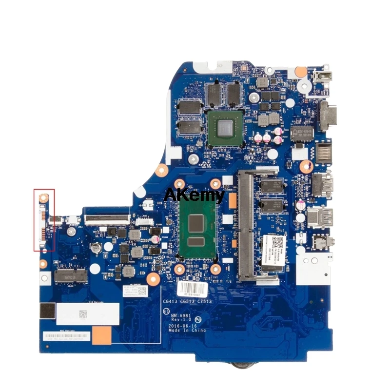 NM-A981 материнская плата для ноутбука lenovo 310-15IKB оригинальная материнская плата 4G-RAM I3-7100U GT920MX