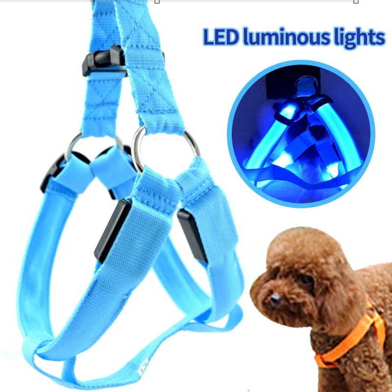 flashing dog harness