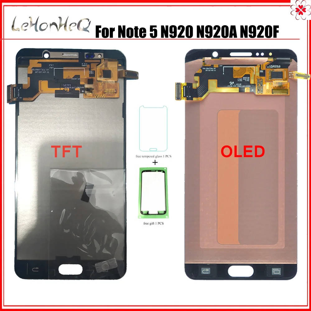 ЖК-дисплей Экран для samsung Примечание 5 N920 N920a N920t N920F N920I N920C Дисплей дигитайзер в