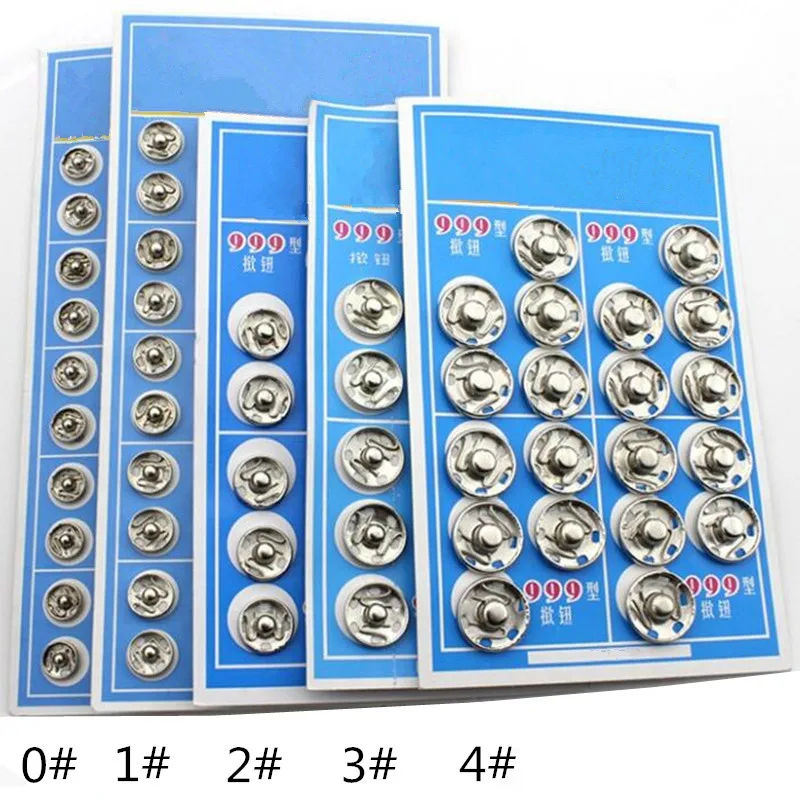 Sewing Accessories Snap Buttons Black Silver Metal Fasteners Press Button 8.5/10/12/16mm Iron Stud Plating Round Button  5BB5967 3