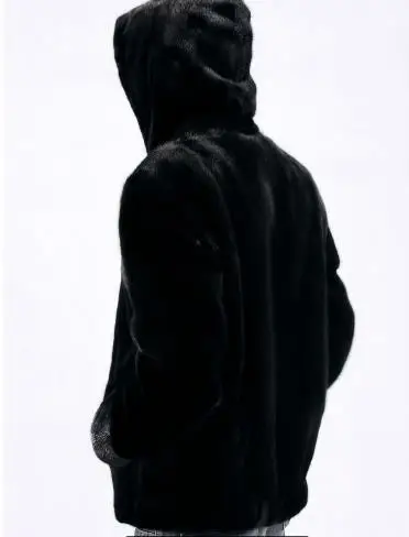 Мужская шуба из искусственного меха, зимняя меховая шуба, Jaqueta Masculina Parkas для мужчин размера плюс, шуба из искусственного меха норки D60