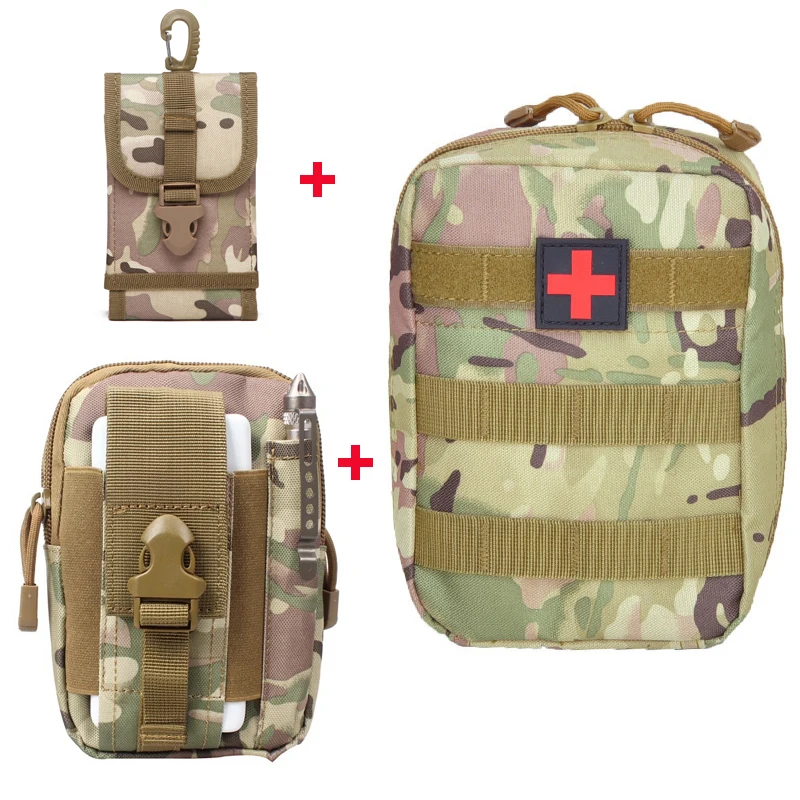 Сумка Molle для охотничьих принадлежностей армейский рюкзак на плечо тактический