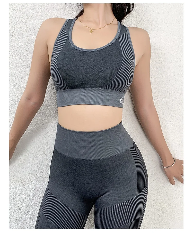 Ropa interior deportiva para mujer, топы для тренировок, бега, женская одежда для активного отдыха, спортивный бюстгальтер, противоударное нижнее белье для фитнеса и йоги