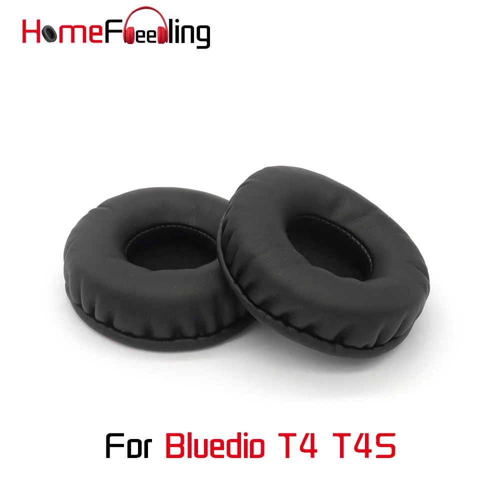 

Homefeeling Ear Pads For Bluedio T4 T4S Earpads Round Universal Leahter Repalcement Parts Ear Cushions