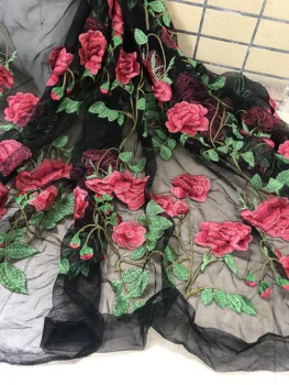 

best quality CiCi-30.8804 embroidered African Tulle Lace Fabric African French Lace Fabric with embroidery