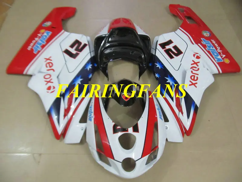 Injection mold Fairings bodywork for DUCATI 749 999 03 04 ducati 2003 2004 ABS Red white Fairing body kit+gifts DD13 | Автомобили и