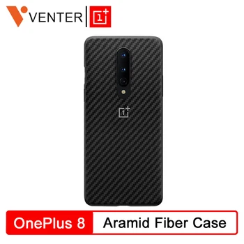 

100% Original OnePlus 8 Aramid Fiber Protective Case Silicon/Back Case For OnePlus 8