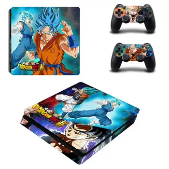 

Dragon Ball Super PS4 Slim Stickers Play station 4 Skin Sticker Decals For PlayStation 4 PS4 Slim Console and Controller Skin