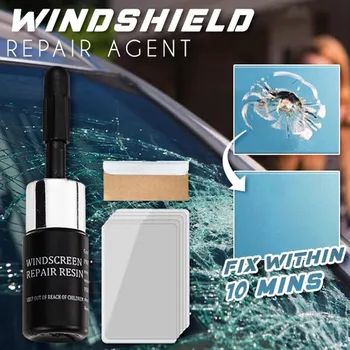 

3ML Car Windshield Repair Tool Automotive Glass Nano Repair Fluid Car Window Glass Crack Chip Repair Tool для машины аксесуары