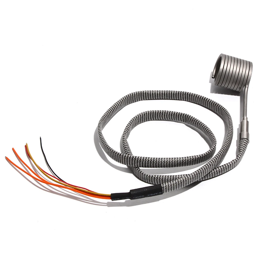 Altura Primavera Bobina de Aquecimento 4.2*2.2 Milímetros Tamanho da Seção 110v 220v 380v Aquecedor Banda com k j Termopar tipo 35 mm id 2550 mm