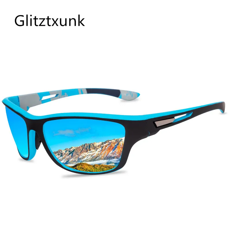 Солнцезащитные очки Glitztxunk поляризационные UV400 Мужские для спорта на открытом