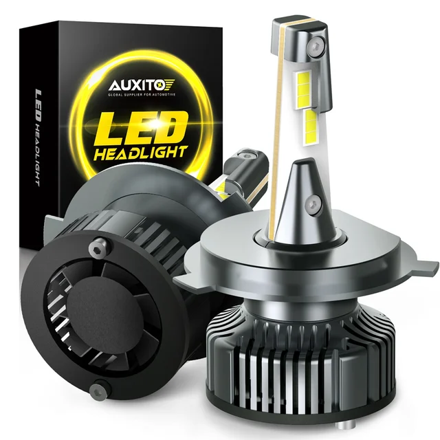 AUXITO 2x H4 LED Head light H7 H11 H13 9007 LED Canbus No Error Automotive Headlamp for Mercedes W204 W211 VW Tigua Ford Fiesta
