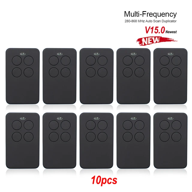 300-900 MHz Garage Door Remote Control Gate Command Clone for DOORHAN HORMANN LIFTMASTER BENINCA PUJOL SOMMER DEA SMG-V15.0 smg233x10