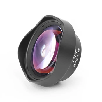 

Professional Phone Camera Lens 75mm Macro Lens DSLR Effect Clip-on for iPhone/Samsung/Huawei/Xiaomi Smart Phone