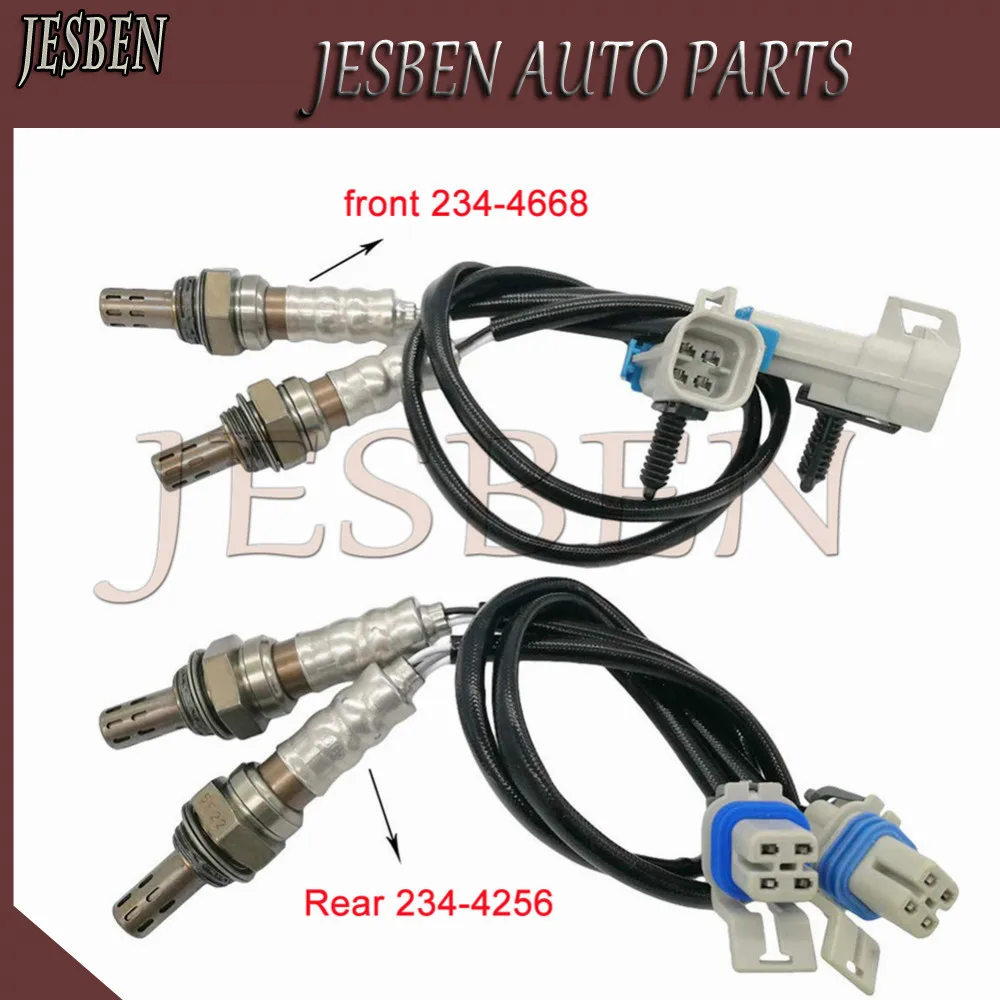 4x front rear 234-4256 234-4668 Lambda Oxygen O2 Sensor for Chevrolet Equinox Silverado Suburban 1500 2500 Tahoe Yukon Escalade