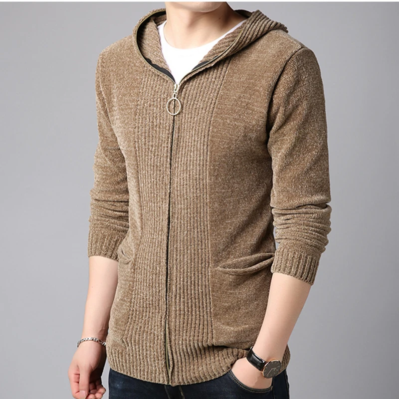 ICPANS Sweater Men Autumn Winter Thick Warm Cashmere Wool Cardigan Men Streetwear Fashion Hooded Sweater Coat Men ICPANS Sweater Men Autumn Winter Thick Warm Cashmere Wool Cardigan Men Streetwear Fashion Hooded Sweater Coat Men