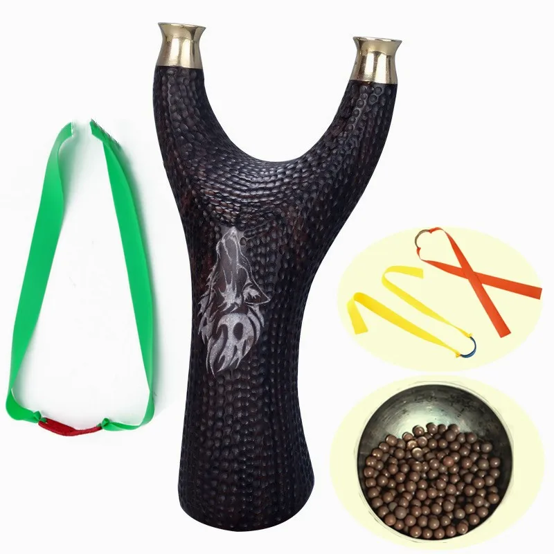 

Outdoor Hunting tool Highly accurate Slingshot /Titanium alloy+red sandal wood/High Quality Catapult set Professional fast bow