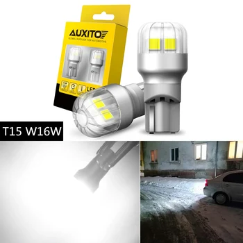

12V T15 W16W LED Light 921 912 With Lampshade 3030 SMD LED Car Backup Stop Reserve Light For Renault Clio Megane Scenic White