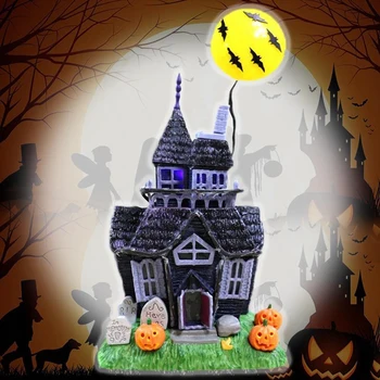 

Halloween Decoration Spooky Haunted House Flashing Lights Sound Motion Sensor Toy