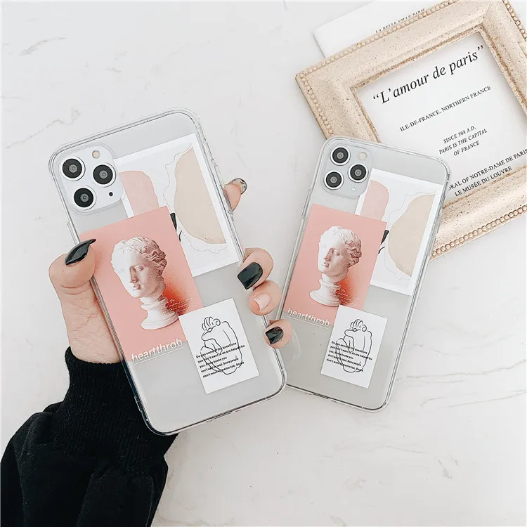 Прозрачный чехол для iPhone 11 Pro Max X Xsmax Xr Xs 7 Puls 6 6S 8 мягкий из ТПУ |