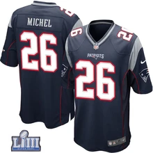 Мужская Новая Англия sony Michel Patriots Super Bowl LIII Bound jersey