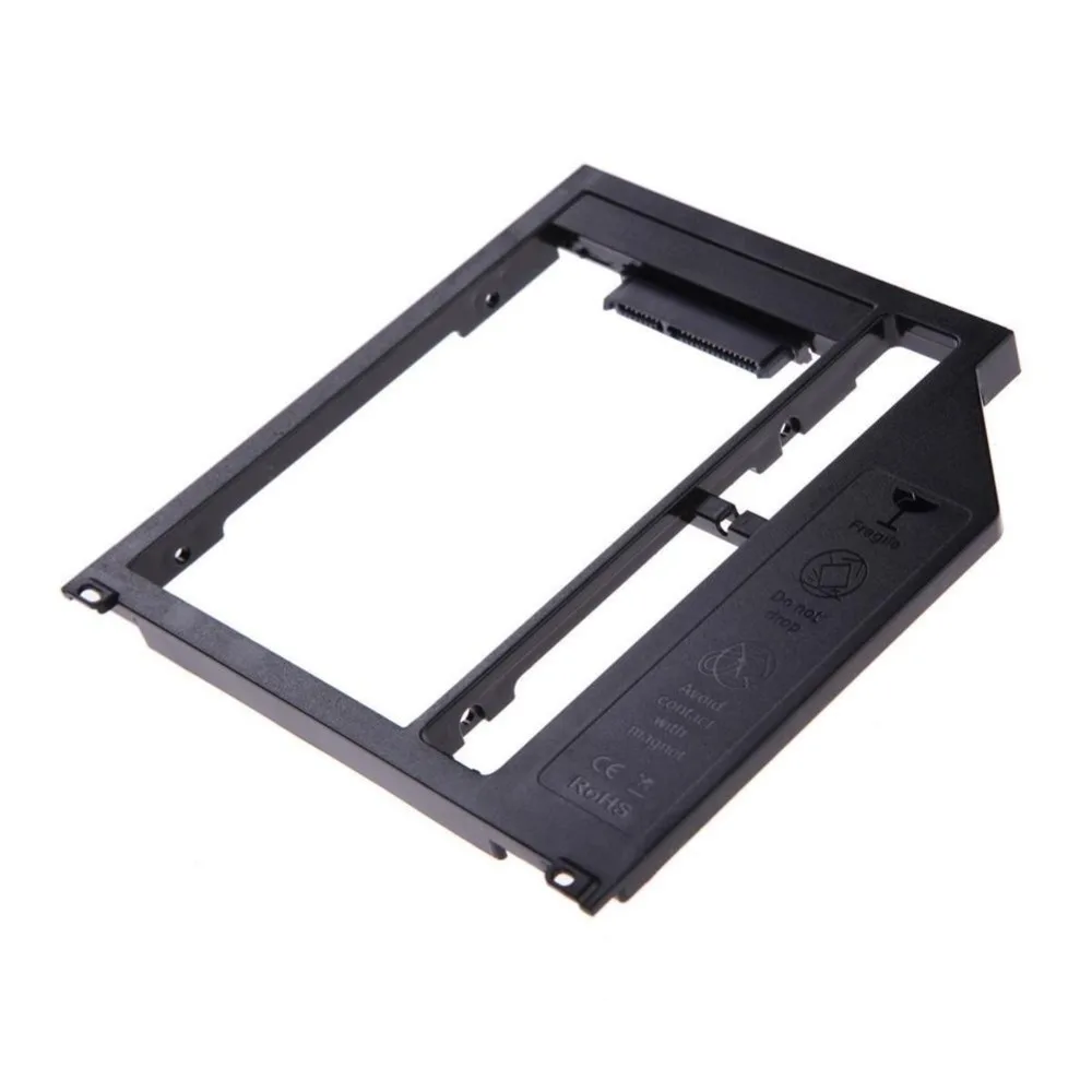 Универсальный 2-й HDD Caddy 9 мм SATA 3,0 для 2,5 ''жесткий диск SSD чехол Корпус для ноутбука CD-ROM Оптический отсек