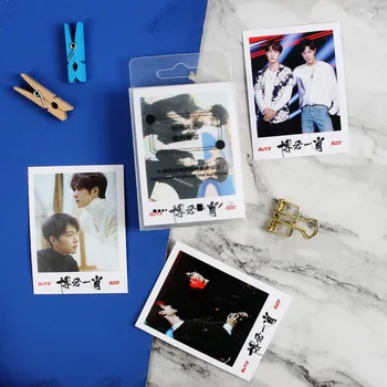 

45 Sheets/Set The Untamed Xiao Zhan, Wang Yibo LOMO Card Mini Postcard DIY Greeting Cards Message Card Gift