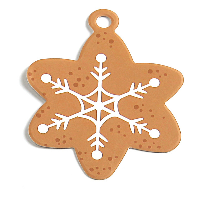 Merry Christmas Tags Kraft Paper Card Gift Label Tag Xmas Tree Ornaments Christmas Decortaions for Home New Year 2022