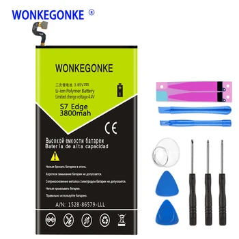 

WONKEGONKE EB-BG935ABE Battery For Samsung Galaxy S7 Edge G935F G9350 G935 Batteries Bateria