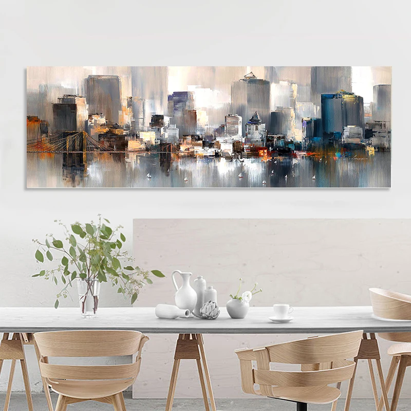 Abstract-Landscape-Posters-and-Prints-Wall-Art-Canvas-Painting-Lovers-and-City-View-Oil-Painting-Pictures (1)