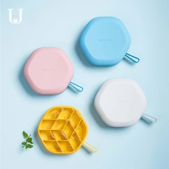 

J&J Silicone Ice Cubes Tray Refrigerator Ice Cubes Maker 12 Grids Safe Material Fruit Popsicle Ice Cream Mold For Home And Bar