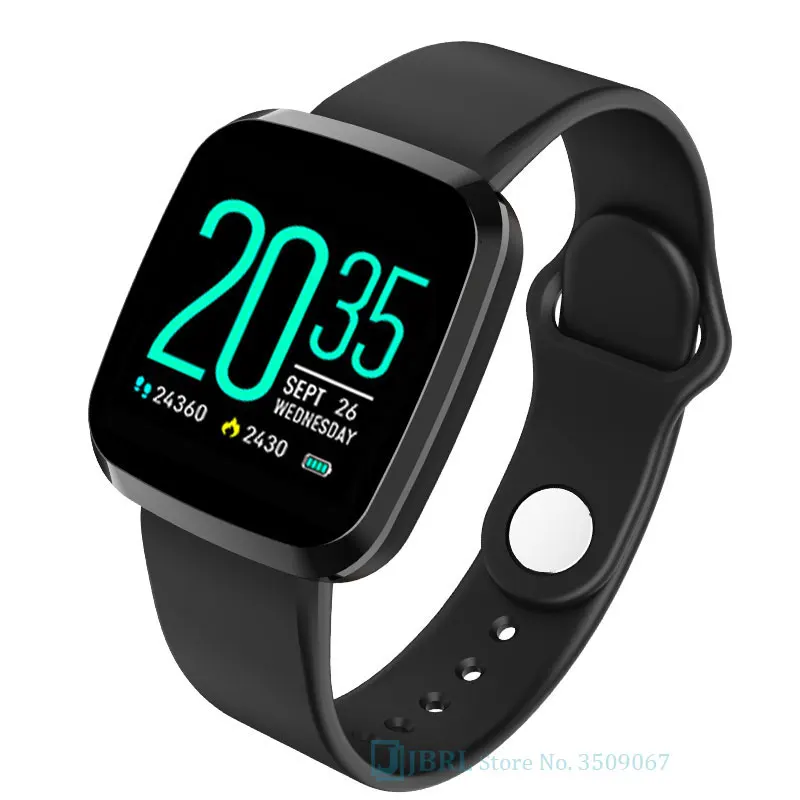 Новые модные умные часы для мужчин и женщин, умные часы для Android, IOS, электроника, умные часы, фитнес-трекер, силиконовый ремешок, Смарт-часы - Цвет: P3 black