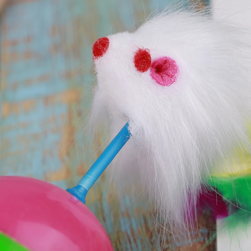 Новое поступление, прочные игрушки для кошек Mimi, любимая меховая мышь, неваляшка, котенок, игрушки для кошек, пластиковые игровые мячи для ловли кошек