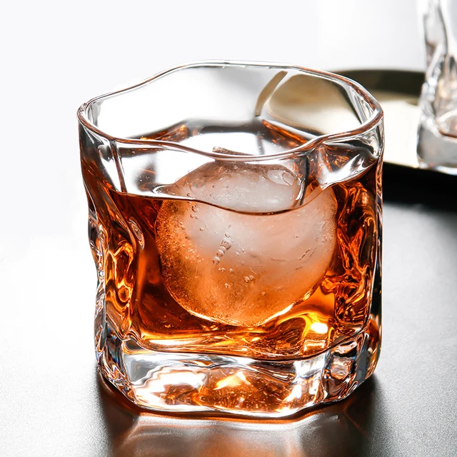 Melting Ice Shape Glass Cup 1