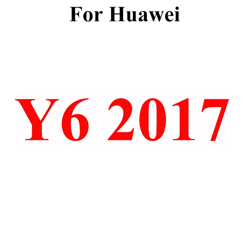 Защитное стекло для huawei Y5 Y6 Y7 Y9 Prime Y 5 6 7 9 ii glas Защитная камера для экрана huawey armor cover пленка 6Y - Цвет: Y6 2017