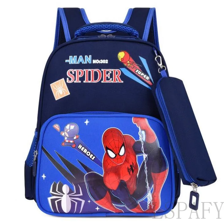 Сумка Disney для мальчиков и девочек детский школьный ранец с героями мультфильмов