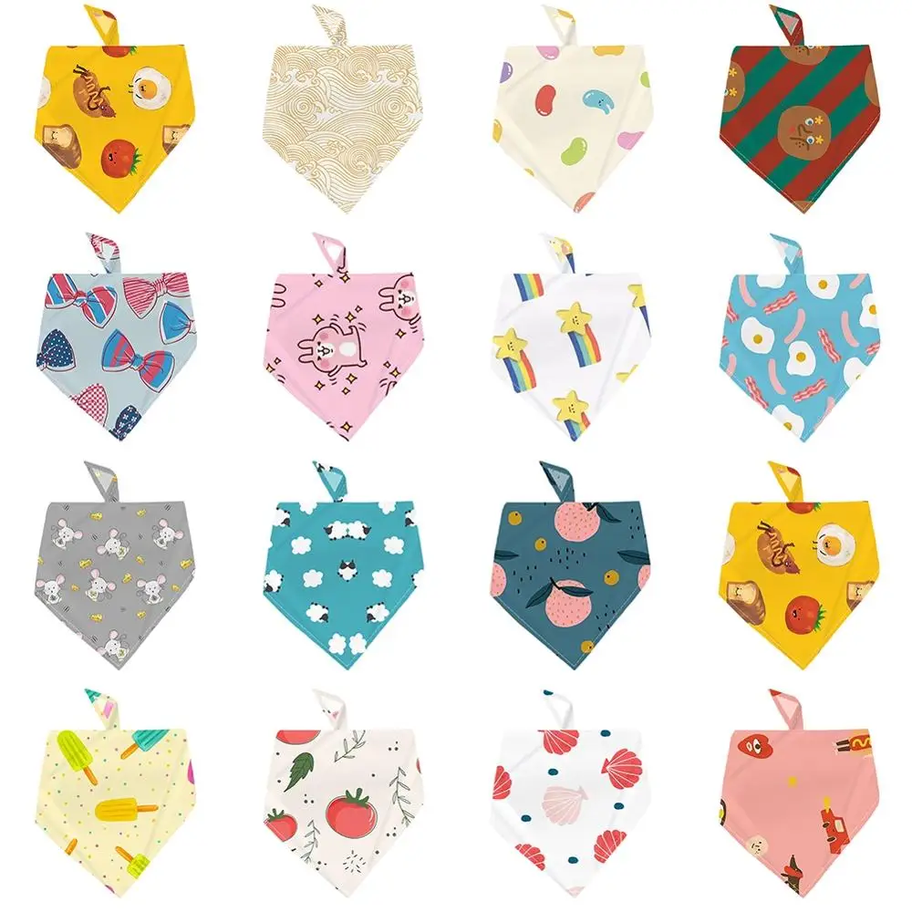 

Pet Collar Accessory Necklace Turban for Dogs or Cat Bandana New Little Cute Pattern Style Comfortable Breathable