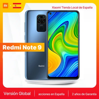 

Global Version Xiaomi Redmi Note 9 64GB 128GB NFC Smartphone MTK G85 48MP Quad Camera 5020mAh 18W Fast Charge 6.53" DotDisplay
