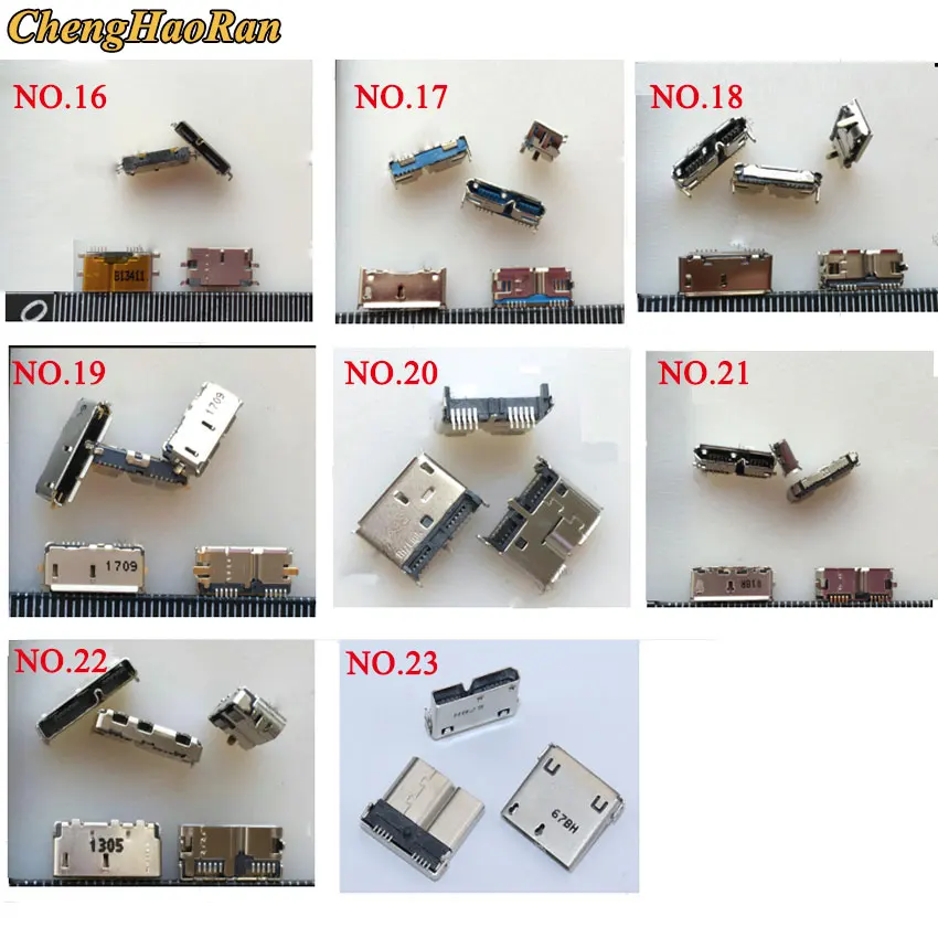 ChengHaoRan 1 шт. Micro USB 3 0 Jack 10pin Female Sockect Tail зарядный порт Мобильный жесткий диск