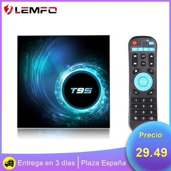 

LEMFO T95 H616 TvBox Smart Android 10,0 Spain 6K 3D 4GB Youtube Google Set Top Box
