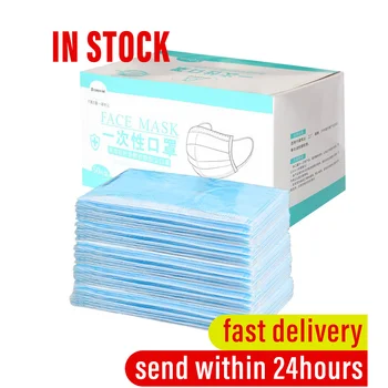 

50 PCS Disposable Dust 5 Colors Face Masks PM2.5 Wind Mist Pollution Protection Windproof Foggy Haze Pollution Facemask Mascarar