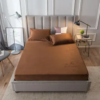 

Winter Polyester Bed Sheet Flat Sheet Bed Linen Warm Flannel Fitted Sheet Bedsheets Sabanas Pillowcase Queen King Twin Full Size