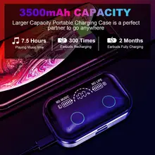 T10 TWS Bluetooth 5,0 наушники настоящие беспроводные стерео HIFI наушники IPX7 герметичные