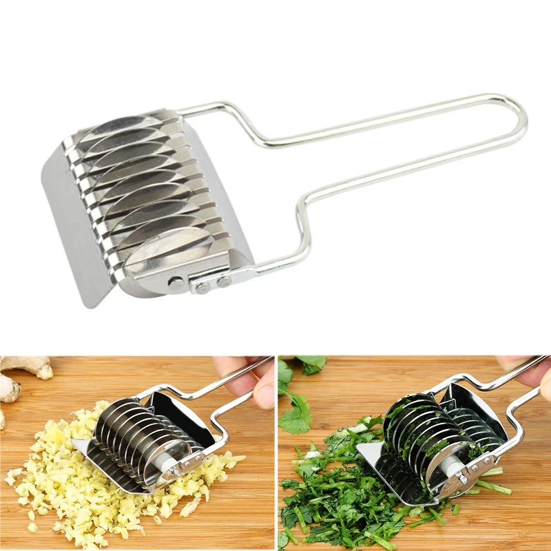 

Gadget Stainless Steel Onion Chopper Slicer Garlic Coriander Cutter Noodle Maker Cooking Tool for kitchen noodles tool