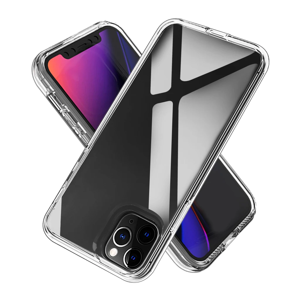 Fall Für iPhone 8 7 6S 6 Plus X XR XS 11 Pro Max Fall Silikon Transparent Weiche TPU harte PC Funda