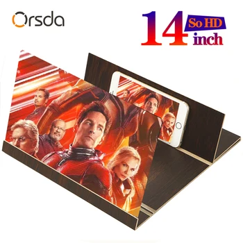 

Orsda 3d phone screen amplifier universal screen amplifier HD 14-Inch Fashion Mobile Phone Screen Folding For Mobile phone
